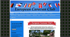 Desktop Screenshot of europeancaravanclub.com