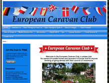 Tablet Screenshot of europeancaravanclub.com